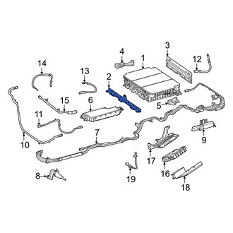 Mercedes-Benz OE - Front Drive Motor Battery Pack Bracket