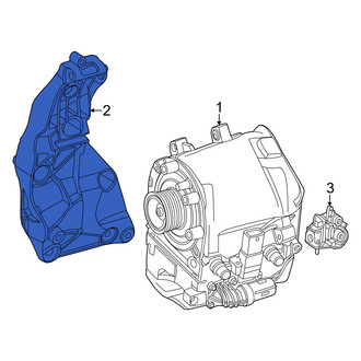 Mercedes-Benz OE - Front Alternator Bracket