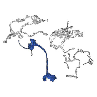 Mercedes-Benz OE - Left Engine Wiring Harness