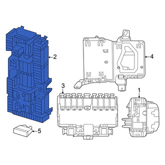 Mercedes-Benz OE - Center Left Fuse and Relay Center