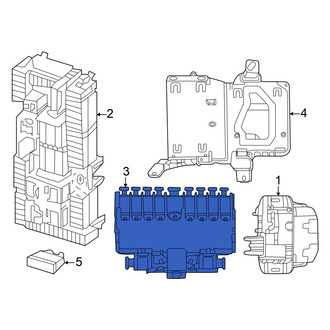 Mercedes-Benz OE - Front Center Fuse and Relay Center