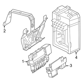 Mercedes-Benz OE - Electrical - Fuse & Relay (Trunk), (Sport Utility 254.646 Body Code / 254.647 Body Code)