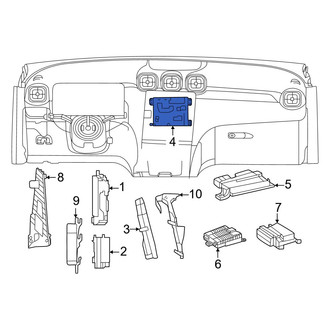 Mercedes-Benz OE - GPS Navigation Control Module