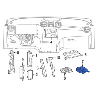 Mercedes-Benz OE - Air Bag Control Module
