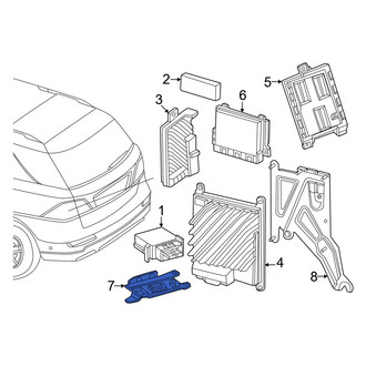 Mercedes-Benz OE - Rear Seat Heater Control Module Bracket