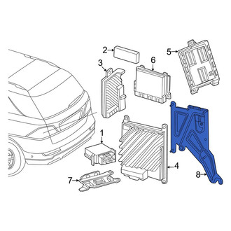 Mercedes-Benz OE - Radio Antenna Module Bracket