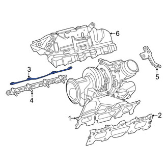 Mercedes-Benz OE - Upper Turbocharger Brace