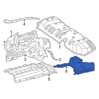 Mercedes-Benz OE - Fuel Tank Shield