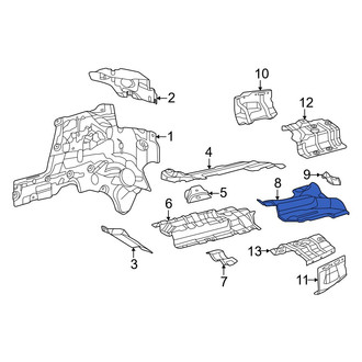 Mercedes-Benz OE - Floor Pan Heat Shield