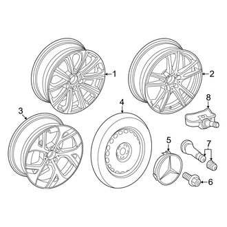 Mercedes-Benz OE - Wheels (18" Wheels)