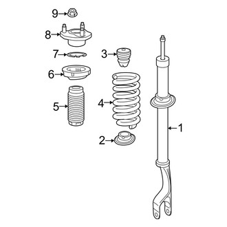 Mercedes-Benz OE - Front Suspension - Struts & Components (RWD)