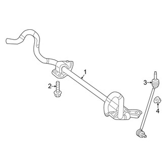 Mercedes-Benz OE - Front Suspension - Stabilizer Bar & Components (RWD)