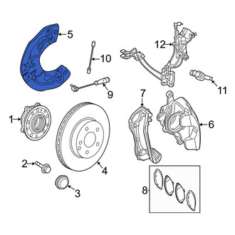 Mercedes-Benz OE - Rear Left Brake Dust Shield