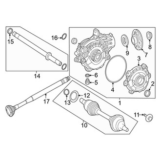 Mercedes-Benz OE - Front Suspension - Carrier & Front Axles