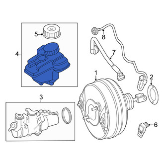Mercedes-Benz OE - Brake Master Cylinder Reservoir