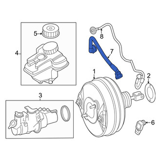 Mercedes-Benz OE - Front Brake Vacuum Hose