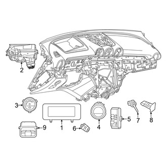 Mercedes-Benz OE - Instrument Panel - Cluster & Switches