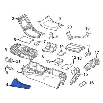 Mercedes-Benz OE - Rear Lower Console Panel