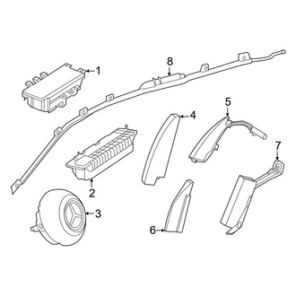 Mercedes-Benz OE - Restraint Systems - Air Bag Components (Air Bags)