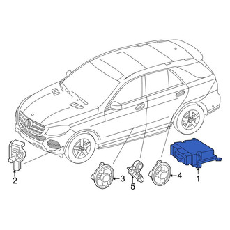 Mercedes-Benz OE - Air Bag Control Module