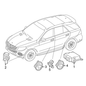 Mercedes-Benz OE - Restraint Systems - Air Bag Components (Modules and Sensors)