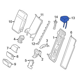Mercedes-Benz OE - Rear Center Headrest