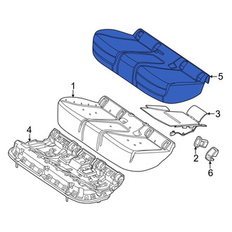 Mercedes-Benz OE - Rear Seat Cover