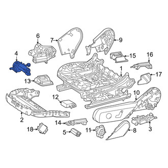 Mercedes-Benz OE - Front Seat Motor
