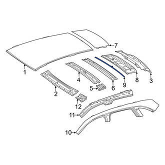 Mercedes-Benz OE - Front Roof Panel Reinforcement