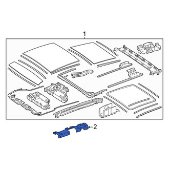 Mercedes-Benz OE - Left Sunroof Frame Bracket