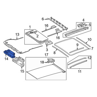 Mercedes-Benz OE - Sunroof Motor