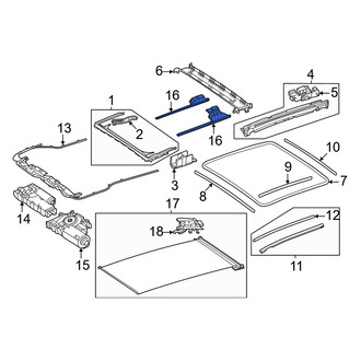 Mercedes-Benz OE - Sunroof Cable
