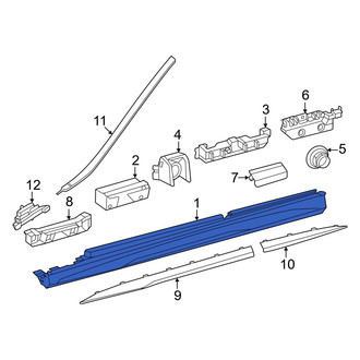 Mercedes-Benz OE - Right Rocker Panel Guard