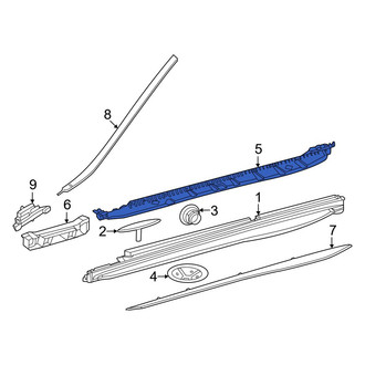 Mercedes-Benz OE - Right Running Board