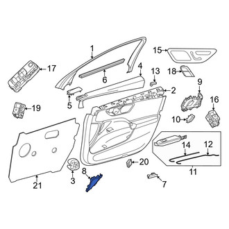Mercedes-Benz OE - Speaker Cover