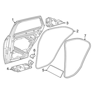 Mercedes-Benz OE - Rear Door - Door & Components