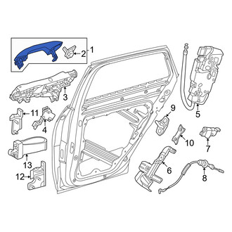 Mercedes-Benz OE - Front Left Outer Exterior Door Handle