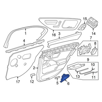 Mercedes-Benz OE - Speaker Cover