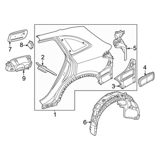 Mercedes-Benz OE - Quarter Panel & Components (Quarter Panel & Components)