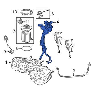 Mercedes-Benz OE - Fuel Tank Filler Neck