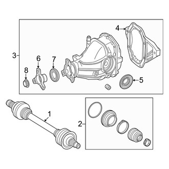 Mercedes-Benz OE - Rear Suspension - Axle & Differential