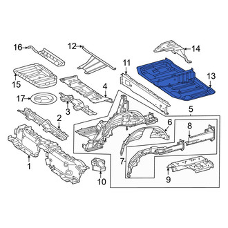 Mercedes-Benz OE - Rear Floor Pan