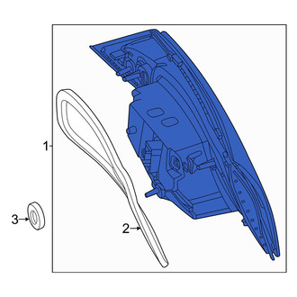 Mercedes-Benz OE - Rear Left Inner Tail Light Assembly