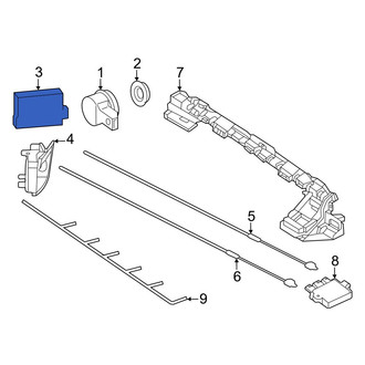 Mercedes-Benz OE - Rear Blind Spot Detection System Warning Sensor