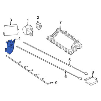Mercedes-Benz OE - Rear Right Blind Spot Detection System Warning Sensor Bracket