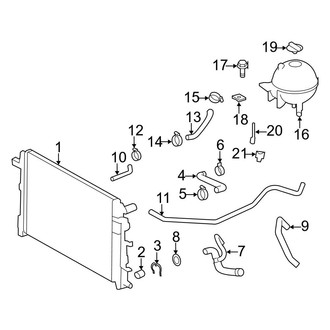 Mercedes-Benz OE - Cooling - Radiator & Components