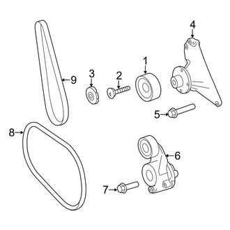 Mercedes-Benz OE - Cooling - Belts & Pulleys