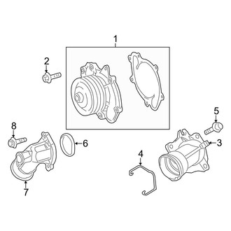 Mercedes-Benz OE - Cooling - Water Pump