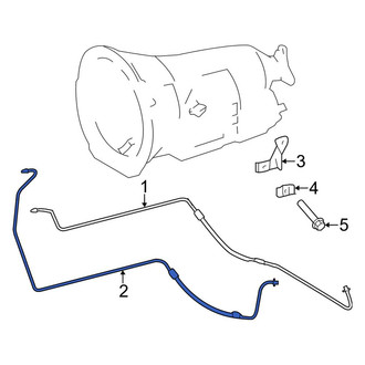Mercedes-Benz OE - Automatic Transmission Oil Cooler Hose Assembly