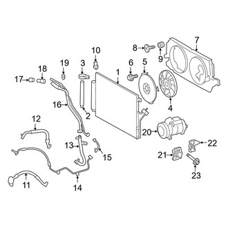 Mercedes-Benz OE - Air Conditioner & Heater - Condenser, Compressor & Lines